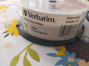 Dvd vergini Verbatim 8,5GB e 4,7GB 