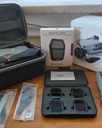 DJI AIR 3s filtri freewell custodia sunnylife