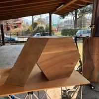 Tavolo sala  noce nazionale massiccio