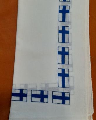 Bandana fazzoletto bandiera Finlandia 100% cotone