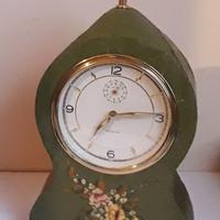 Sveglia "VEGLIA" inserita mobiletto legno anni 70