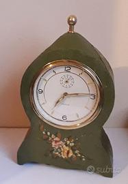 Sveglia "VEGLIA" inserita mobiletto legno anni 70