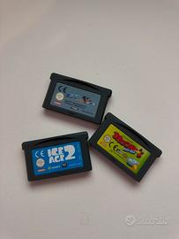 Lotto 3 giochi funzionanti gameboy advance sp