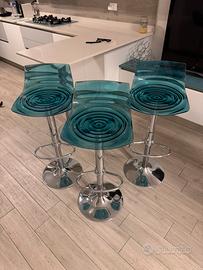 3 Sgabelli Calligaris L’Eau originali design