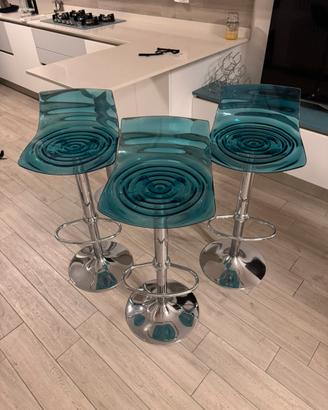 3 Sgabelli Calligaris L’Eau originali design