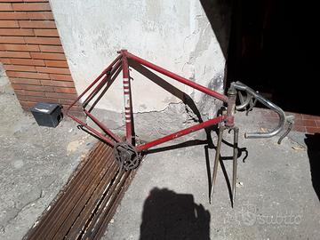 Telaio e manubri bici d epoca