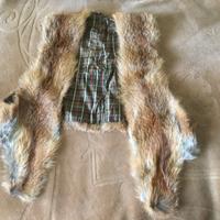 gilet di pelliccia vintage