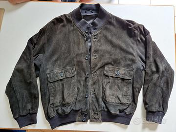 Giubbotto uomo in vera pelle scamosciato Conbipel