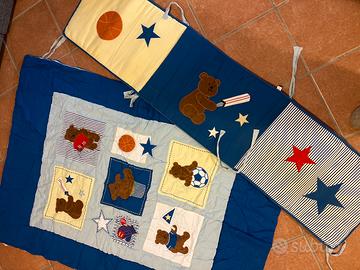 Paracolpi +. trapuntino per lettino bimbo.