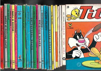 Lotto fumetti comici: 23 albi - braccio di ferro e