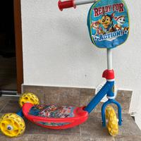 Monopattino paw patrol per bambini