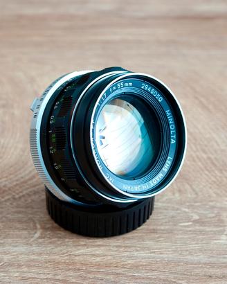 Minolta MC Rokkor-PF 55mm f/1.7 - Vintage perfetto