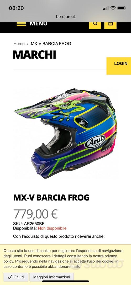 Arai barcia hot sale frog