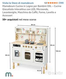 cucina XXL in legno