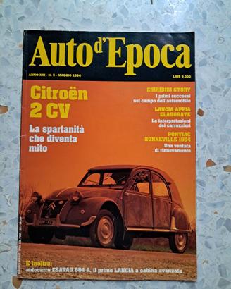 Auto D’Epoca Maggio 1996 Speciale Citroen 2 Cv 2