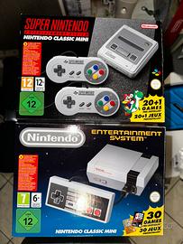 Super Nintendo mini e Nes mini