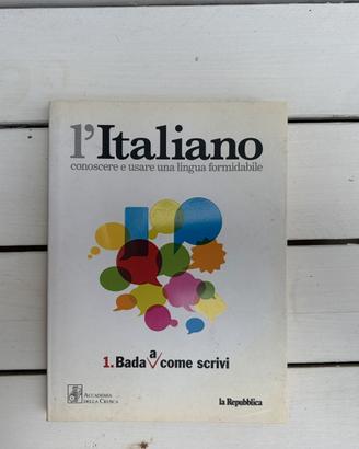 Libro  L'Italiano Accademia della Crusca