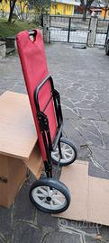 carrello pieghevole con ruote
