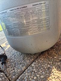 filtro a sabbia per piscina