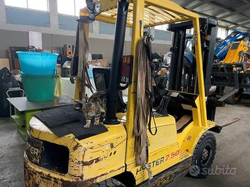 Sollevatore Hyster alzata libera triplex 5mt