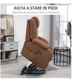 poltrona - alzapersona-reclinabile - massaggiante 