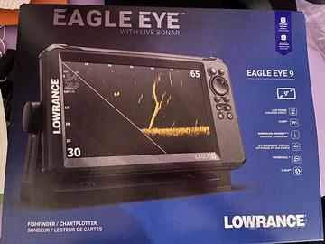 ecoscandaglio lowrance eagle eye 9 con sonda live