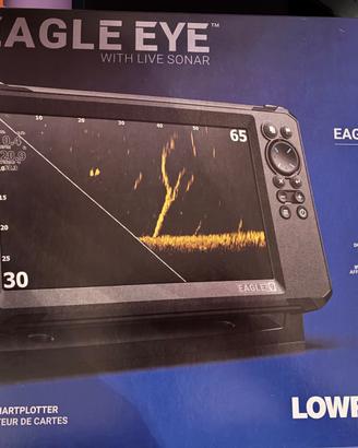 ecoscandaglio lowrance eagle eye 9 con sonda live