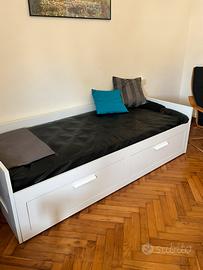 Brimnes struttura letto divano/2cassetti
