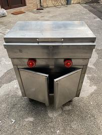 Cucina professionale gas a 2 fuochi