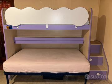 Letto a castello scorrevole