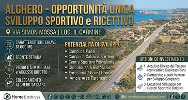 Area fronte strada di 13.000 mq per investimento