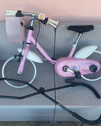 Bicicletta da bambina Decathlon con trainingbar