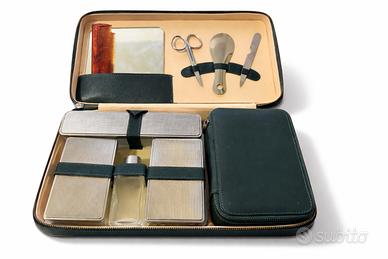 Set da viaggio vintage uomo completo