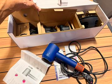 Dyson Supersonic Nural blu orange  asciugacapelli