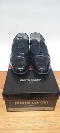 Scarpe Vintage vernice nero Pierre Cardin Paris 40