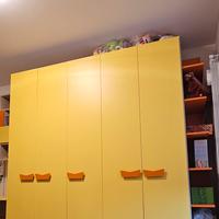 Armadio camera e letto soppalco 