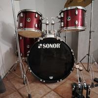 sonor force 507 + doppio pedale Tama iron cobra 