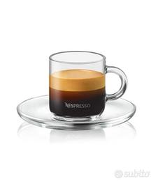 Nespresso Vertuo Espresso Cup and Saucer 4 pezzi