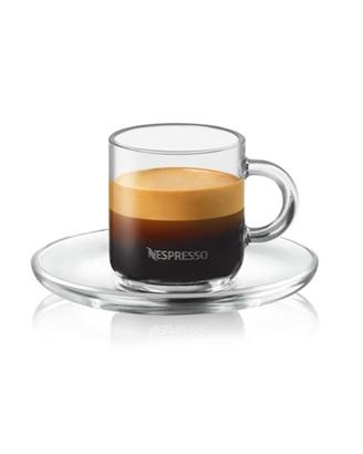 Nespresso Vertuo Espresso Cup and Saucer 4 pezzi