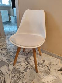 sedie Scandinavia bianca