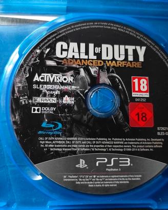 Call of Duty Advanced Warfare PS3 solo disco 