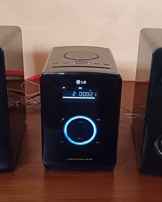 Stereo Micro Hi-Fi LG FA164 - CD, USB, Radio FM
