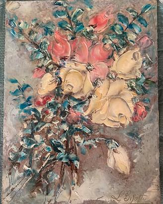 Dipinto originale Luigi Bisotti “Rose”