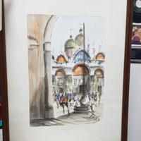 Acquerello di Piazza San Marco Venezia