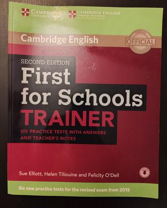 libro "first for school trainer" 