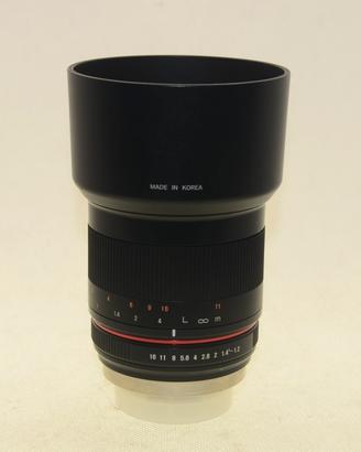 SAMYANG 50mm f1.2 per FUJIFILM