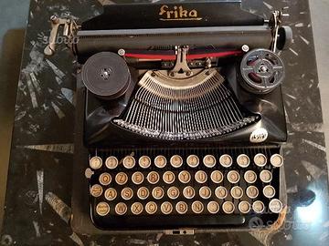 Macchina d scrivere d'epoca erika anni '30
