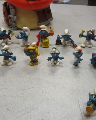 Casa e puffi Schleich fine anni 80