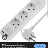 multipresa ricarica usb