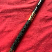 Flauto traverso in Giada con inserti